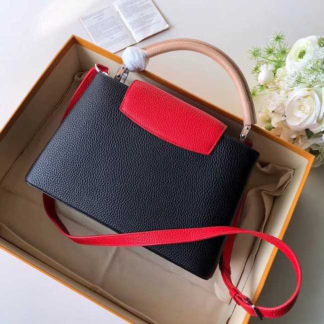 Louis Vuitton Outlet CAPUCINES PM M51814 black&pink&red