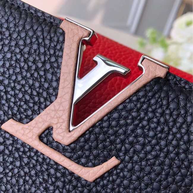 Louis Vuitton Outlet CAPUCINES PM M51814 black&pink&red