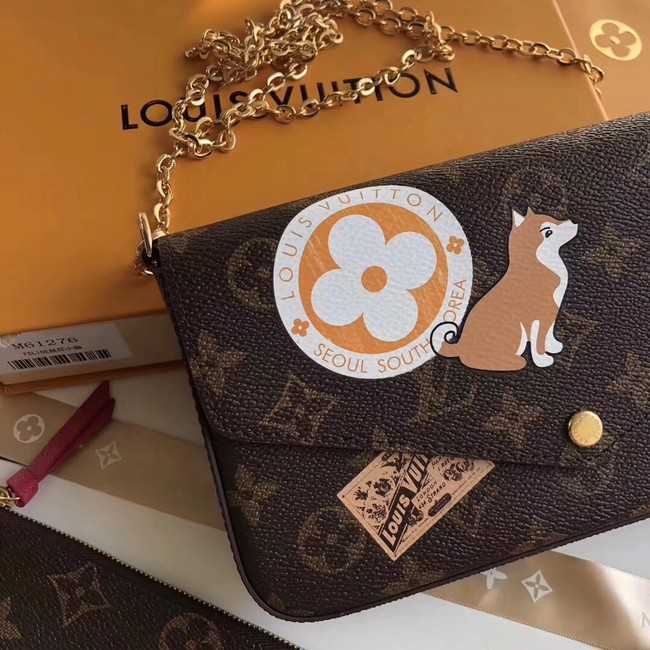 Louis Vuitton Outlet original monogram canvas POCHETTE FELICIE M61277