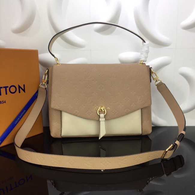 Louis Vuitton Outlet Monogram Empreinte BLANCHE MM M43618 Apricot