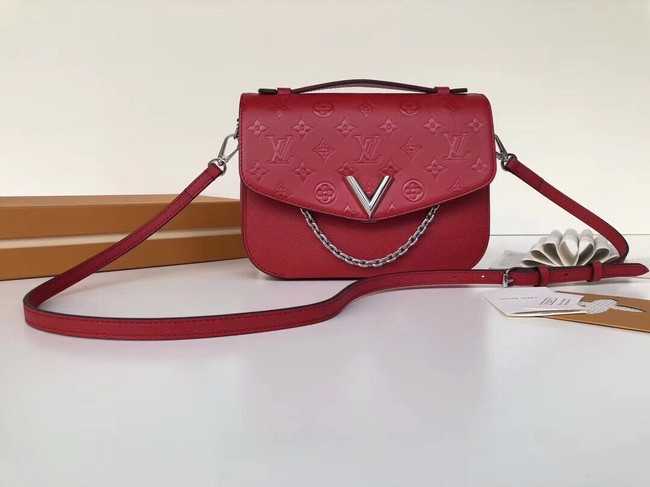 Louis Vuitton Outlet Should V Bag Saddle M53382 red