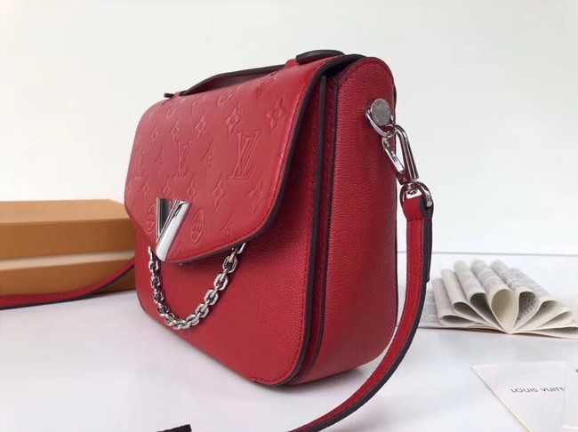 Louis Vuitton Outlet Should V Bag Saddle M53382 red