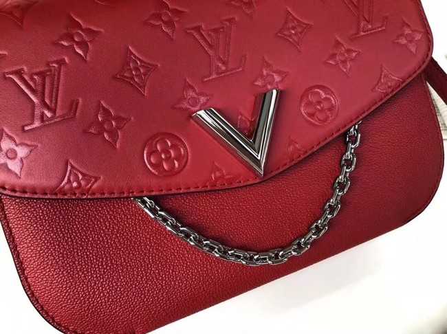 Louis Vuitton Outlet Should V Bag Saddle M53382 red