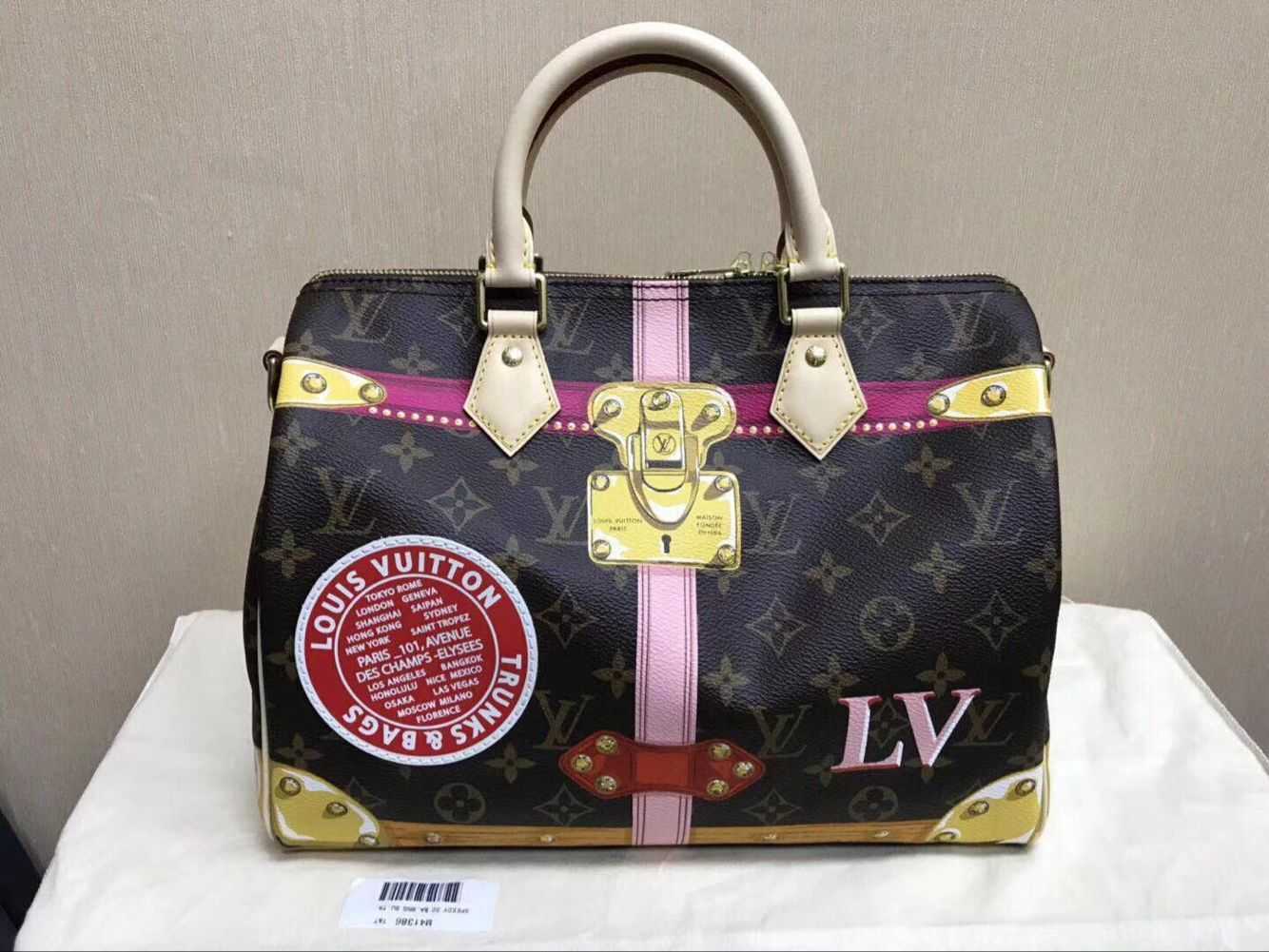 Neu Louis Vuitton Outlet Bandouliere Summer Trunks 2018 original speedy 30 B41112