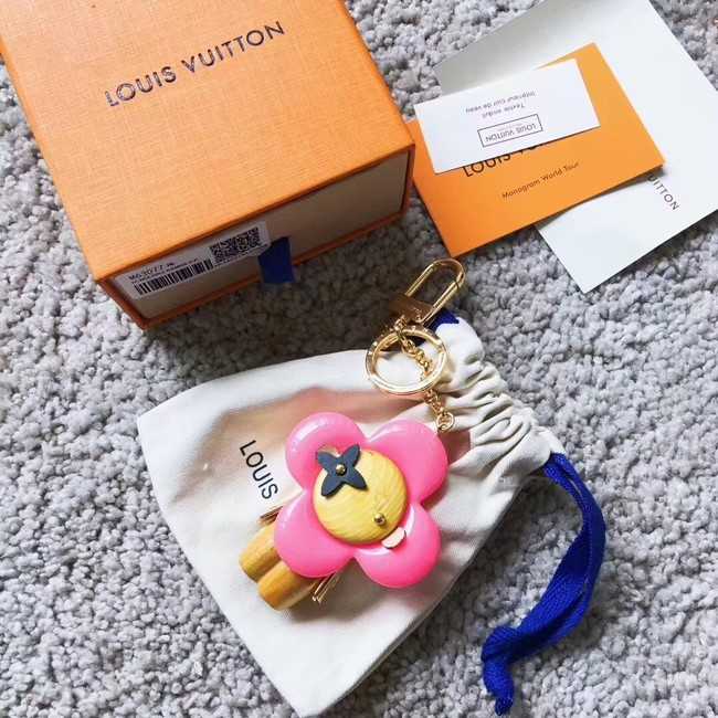 Louis Vuitton Outlet VIVIENNE BAG CHARM AND KEY HOLDER M63077 pink