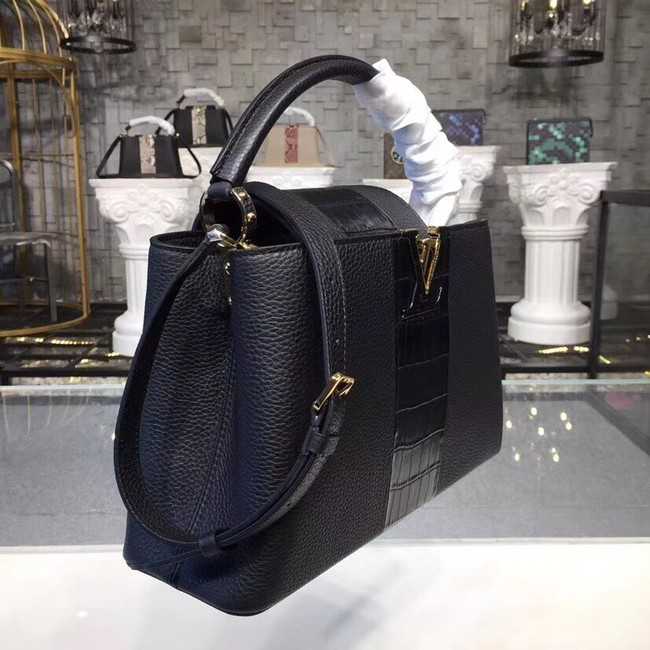 Louis Vuitton Outlet original CAPUCINES BB M94755 black