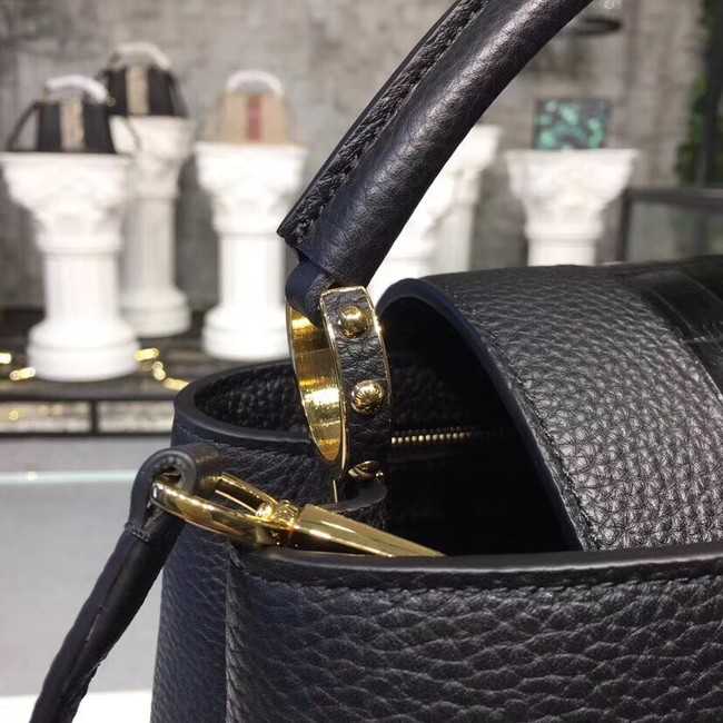 Louis Vuitton Outlet original CAPUCINES BB M94755 black