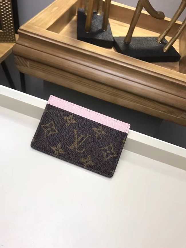 Louis Vuitton Outlet Monogram Canvas CARD HOLDER M60703 pink