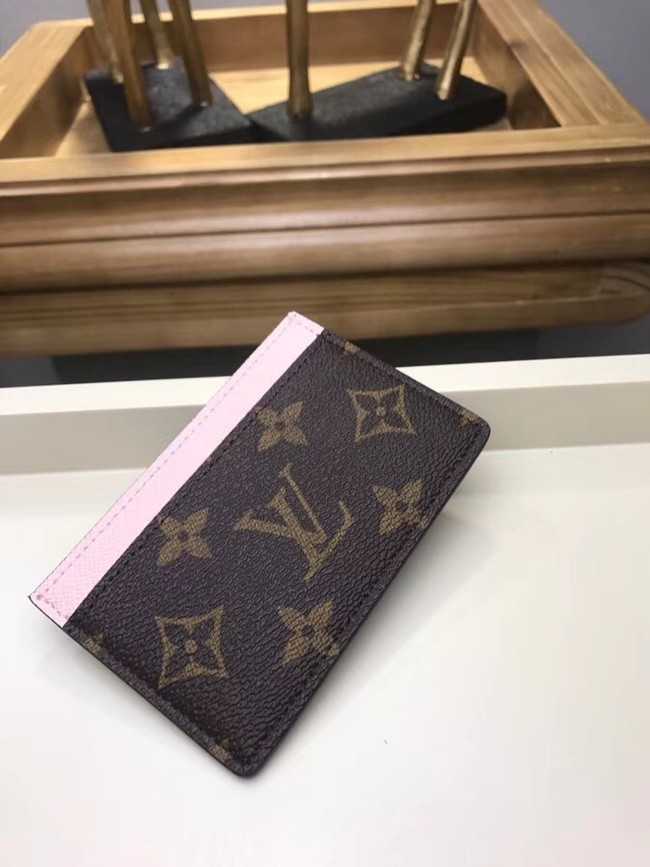 Louis Vuitton Outlet Monogram Canvas CARD HOLDER M60703 pink