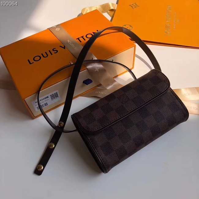 Louis Vuitton Outlet Damier Ebene Canvas Original M51855 Belt bag