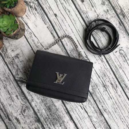 Louis Vuitton Outlet Monogram Empreinte LOCKME BB 51200 black