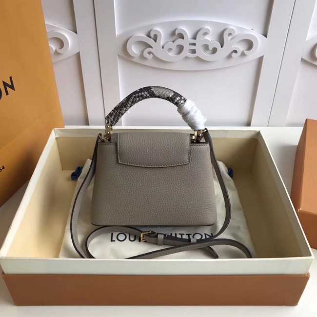 Louis Vuitton Outlet original CAPUCINES MINI N94047 grey