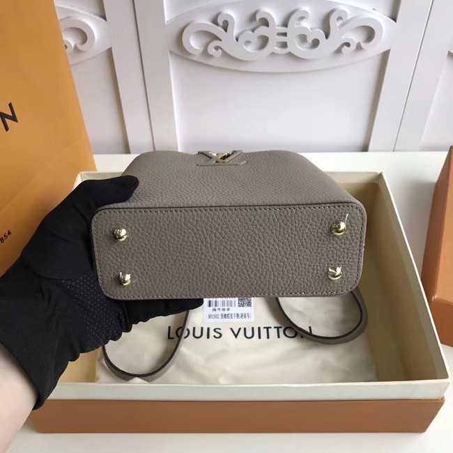 Louis Vuitton Outlet original CAPUCINES MINI N94047 grey