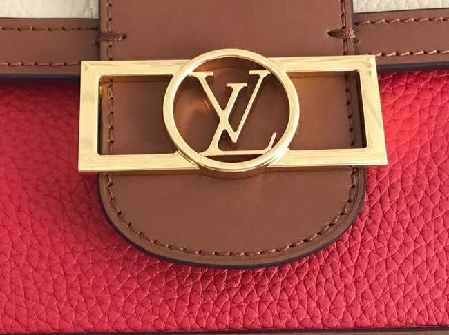 Louis Vuitton Outlet original SAINT SULPICE PM M44391 apricot with red