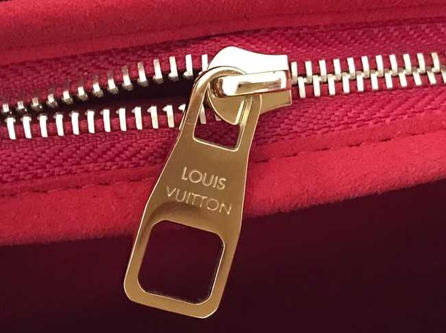 Louis Vuitton Outlet original SAINT SULPICE PM M44391 apricot with red