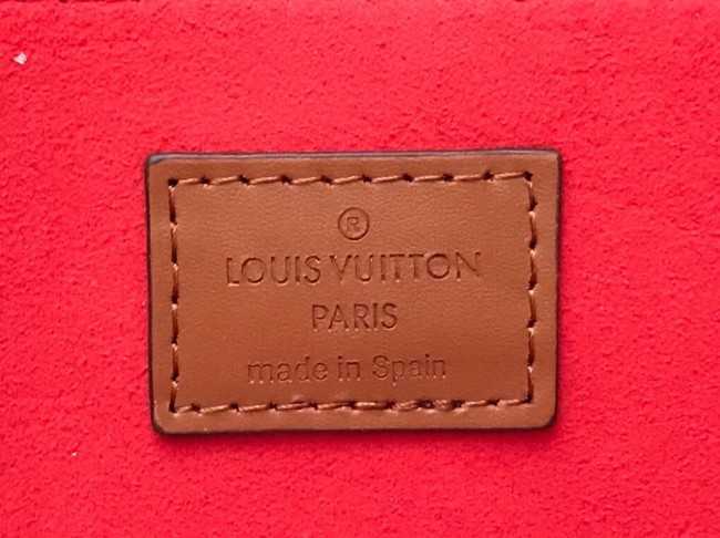 Louis Vuitton Outlet original SAINT SULPICE PM M44391 apricot with red