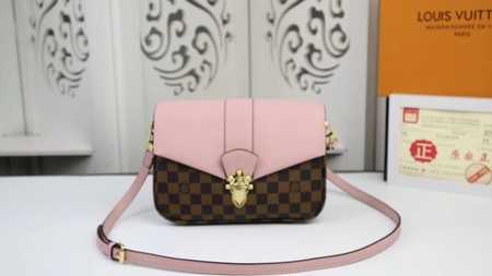 Louis Vuitton Outlet damier ebene clapton pm bag N44243 pink