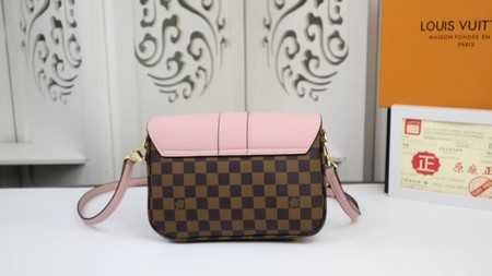 Louis Vuitton Outlet damier ebene clapton pm bag N44243 pink