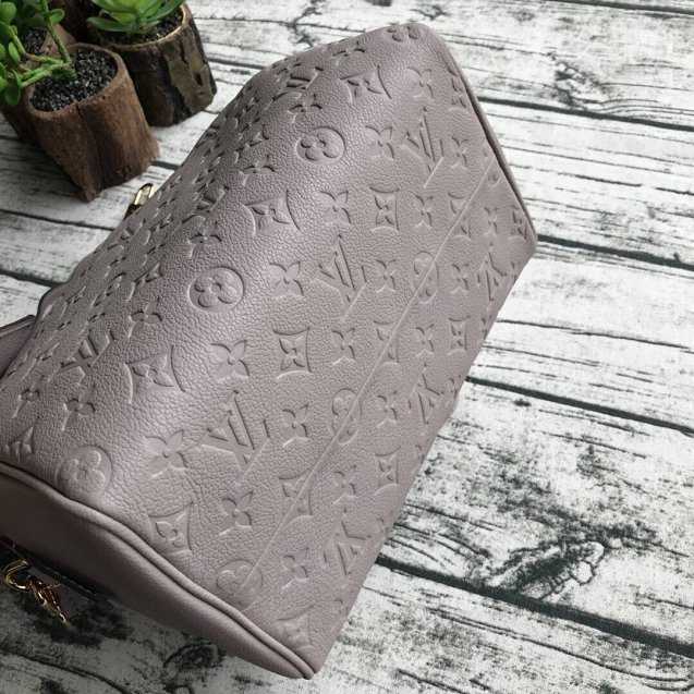 Louis Vuitton Outlet original monogram empreinte speedy M42395 gray