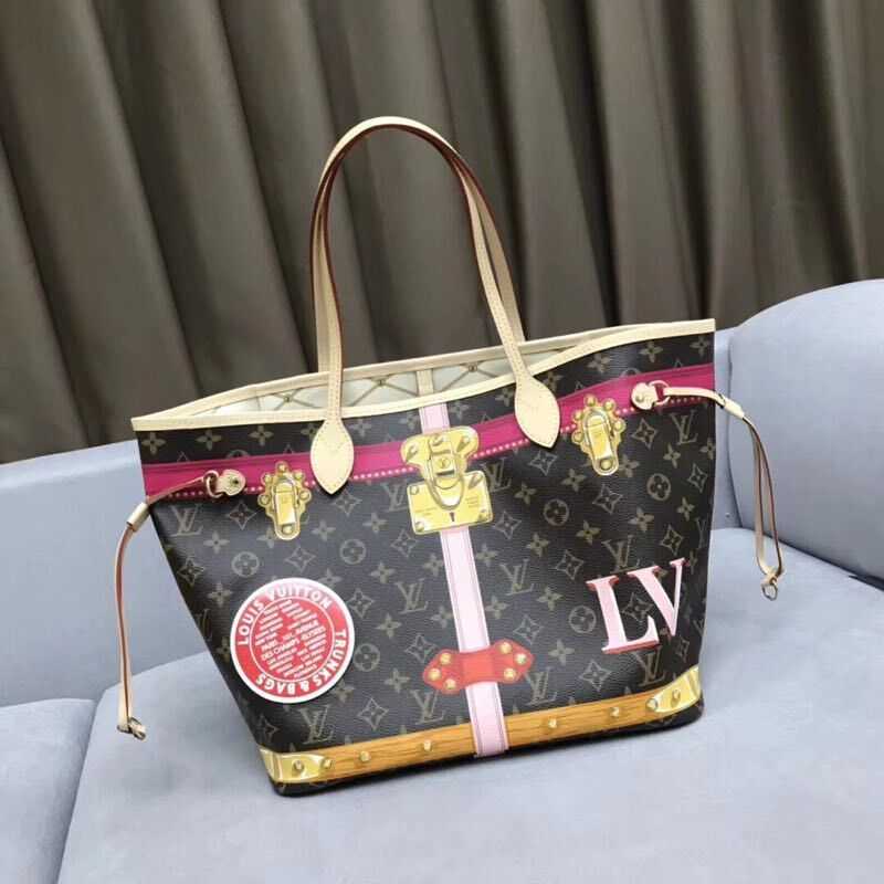 Louis Vuitton Outlet monogram canvas original neverfull mm A40156