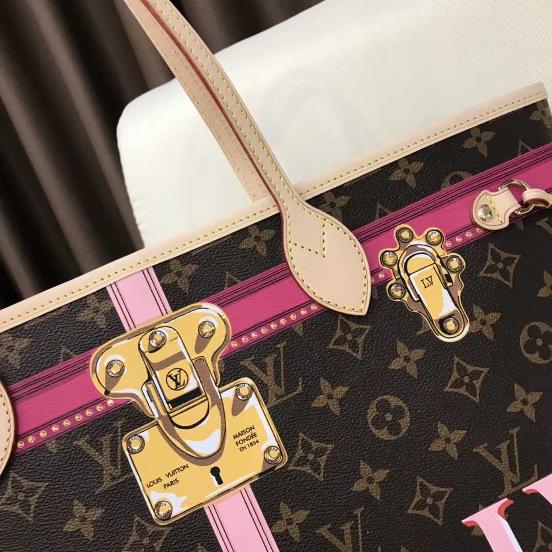 Louis Vuitton Outlet monogram canvas original neverfull mm A40156