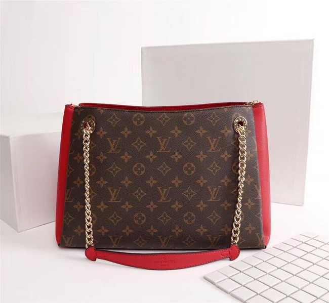 Louis Vuitton Outlet monogram canvas SURENE MM M43755 red