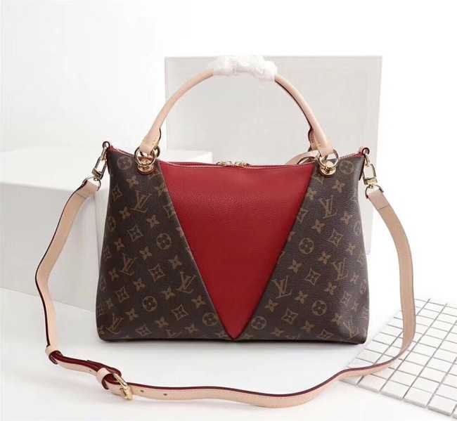 Louis Vuitton Outlet V TOTE MM M43949 red