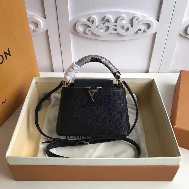 Louis Vuitton Outlet original CAPUCINES MINI N94047 black