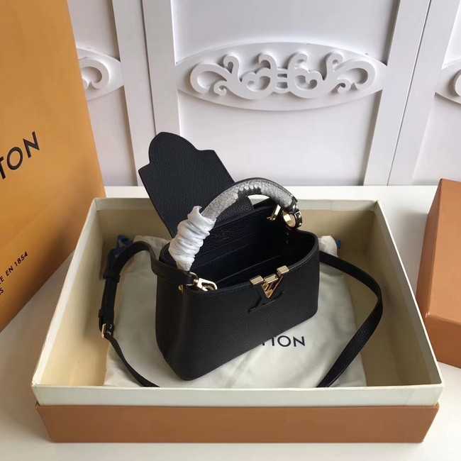 Louis Vuitton Outlet original CAPUCINES MINI N94047 black