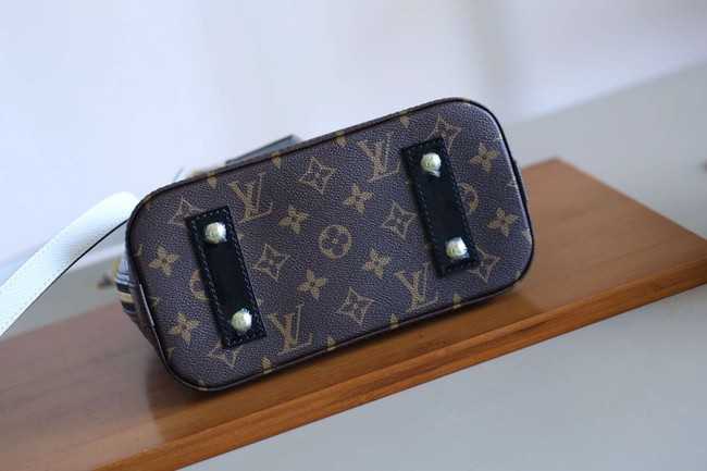 Louis Vuitton Outlet original Monogam vernis Alma BB M44389 black