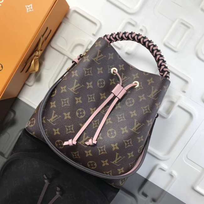 Louis Vuitton Outlet Monogram Canvas Original NEONOE M43985 pink