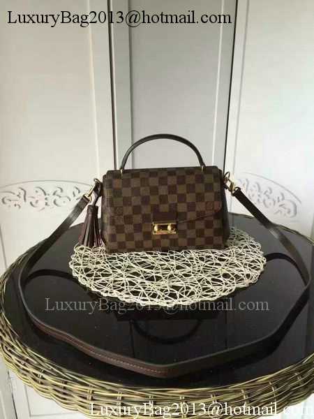 Louis Vuitton Outlet Damier Ebene Canvas CROISETTE Bag N53000