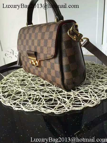 Louis Vuitton Outlet Damier Ebene Canvas CROISETTE Bag N53000