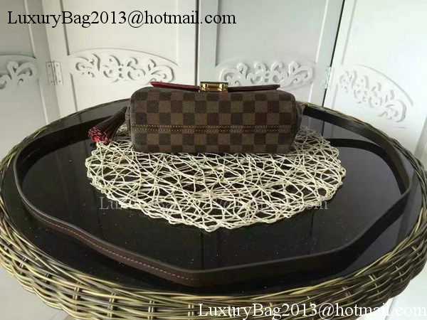 Louis Vuitton Outlet Damier Ebene Canvas CROISETTE Bag N53000