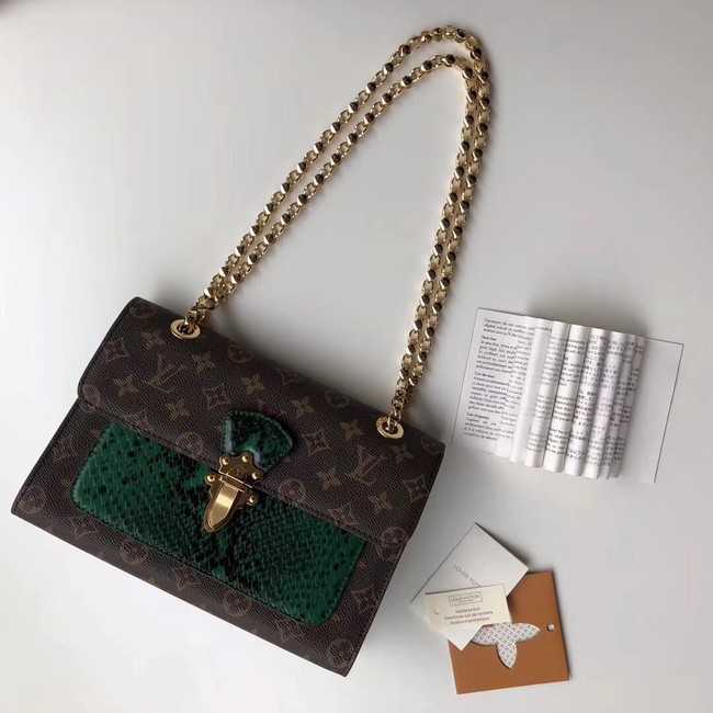 Louis Vuitton Outlet original monogram canvas VICTOIRE M43731 green