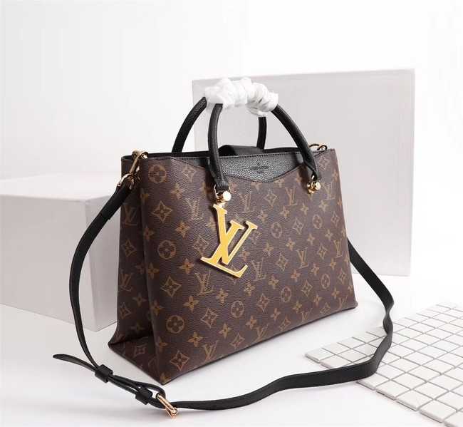 Louis Vuitton Outlet Monogram Canvas RIVERSIDE M55040 black