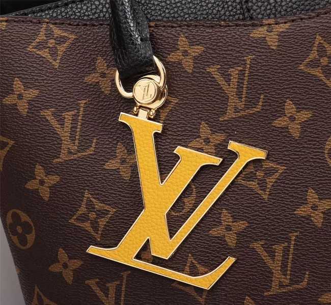 Louis Vuitton Outlet Monogram Canvas RIVERSIDE M55040 black