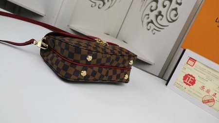 Louis Vuitton Outlet clapton damier ebene canvas handbags N44243 red