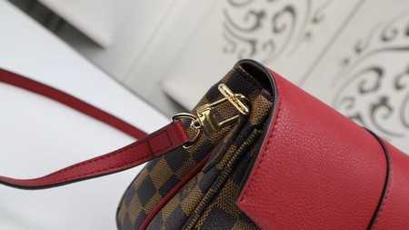 Louis Vuitton Outlet clapton damier ebene canvas handbags N44243 red