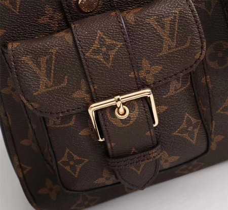 Louis Vuitton Outlet manhattan monogram canvas handbags M43482 black