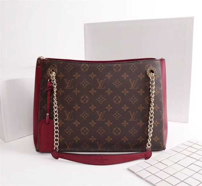 Louis Vuitton Outlet monogram canvas SURENE MM M43755 Bordeaux