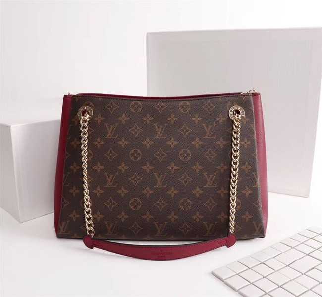 Louis Vuitton Outlet monogram canvas SURENE MM M43755 Bordeaux