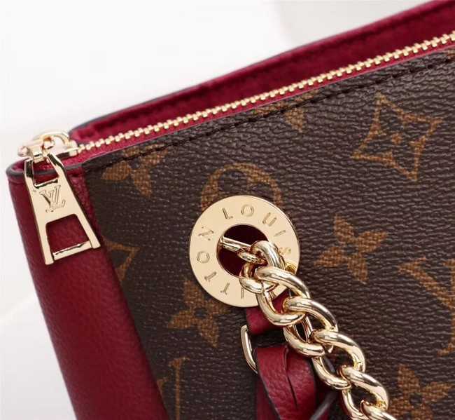 Louis Vuitton Outlet monogram canvas SURENE MM M43755 Bordeaux