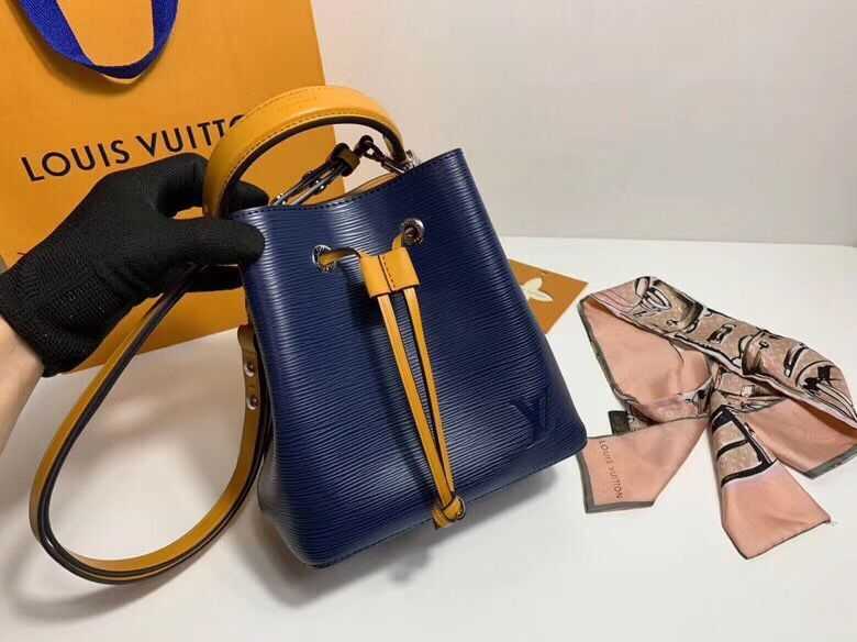 Louis Vuitton Outlet Original Epi Leather Neonoe BB Bag M53612 Navy