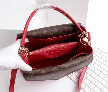 Louis Vuitton Outlet monogram canvas double V bag M54439 red