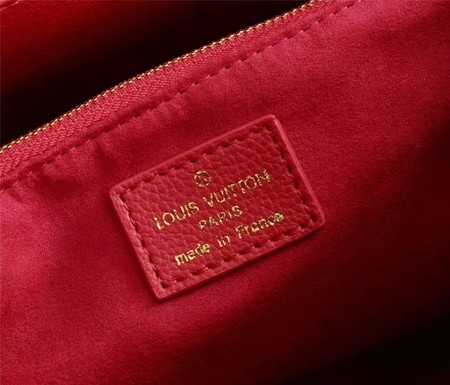 Louis Vuitton Outlet monogram canvas double V bag M54439 red