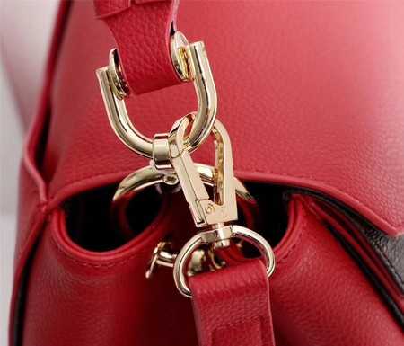 Louis Vuitton Outlet monogram canvas double V bag M54439 red