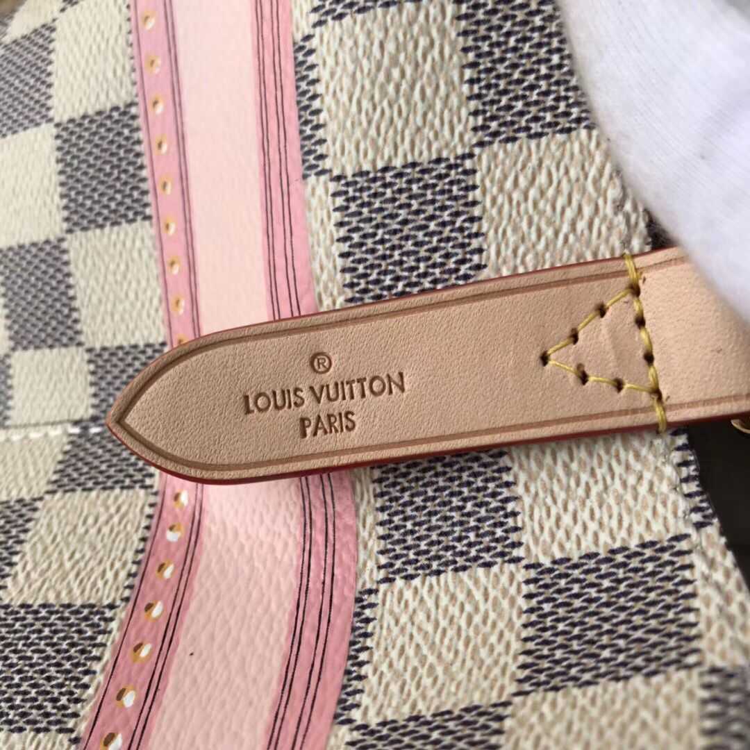 Louis Vuitton Outlet Damier Azur Canvas original bag neonoe M44020