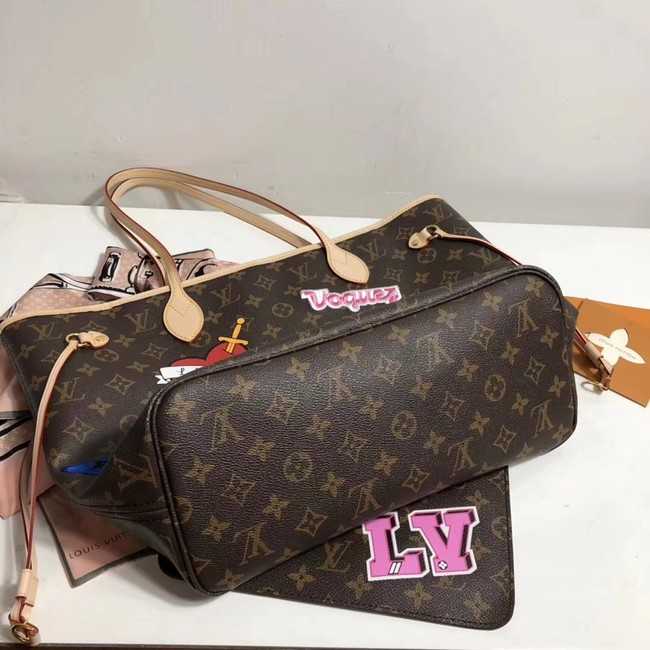 Louis Vuitton Outlet original monogram canvas NEVERFULL MM M43988