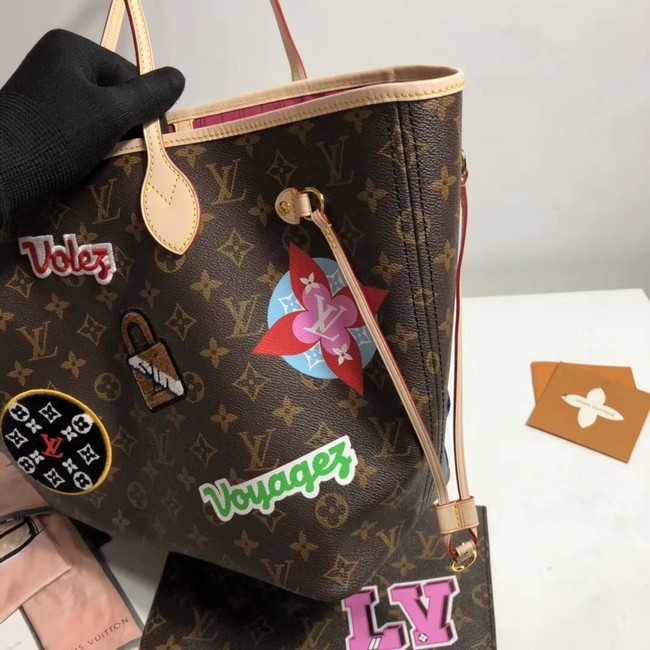 Louis Vuitton Outlet original monogram canvas NEVERFULL MM M43988